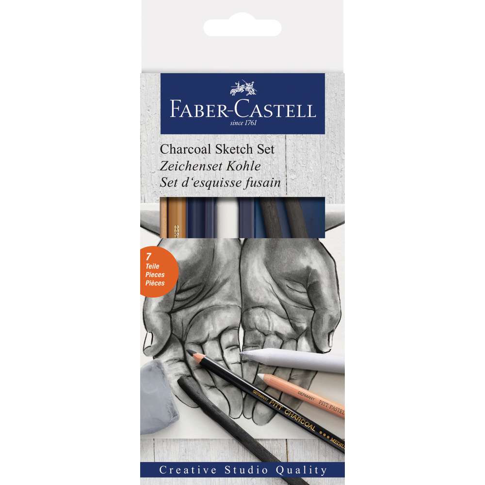 Produktabbildung Faber-Castell Kohle Sketch-Set Goldfaber