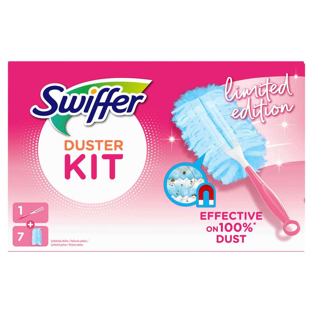 Produktabbildung Swiffer Staubmagnet Duster Kit, Pink Limited Edition