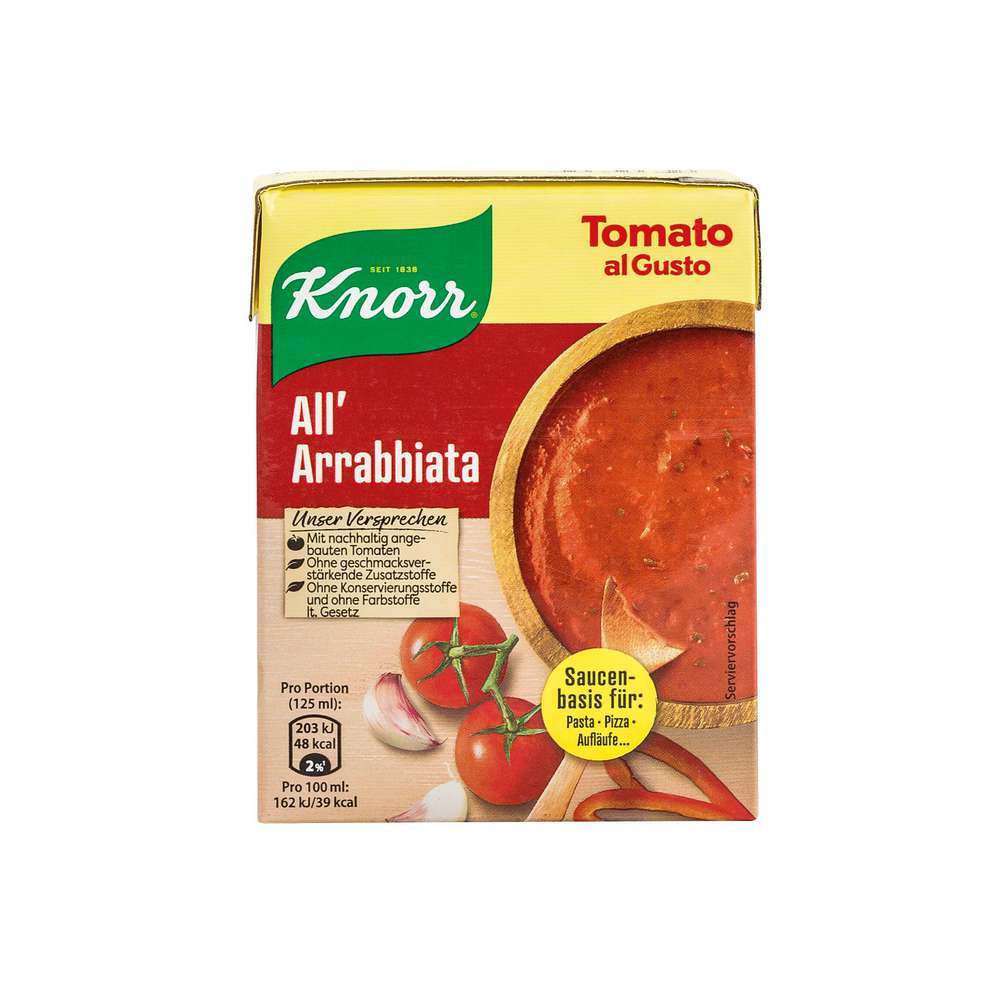 Produktabbildung Knorr Tomato al Gusto, All'Arrabbiata