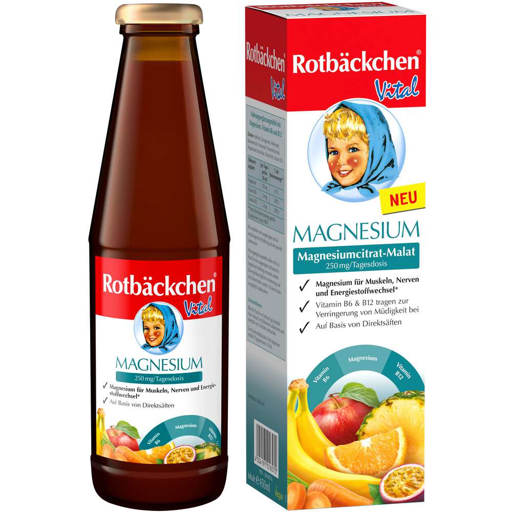 Produktabbildung Rotbäckchen Vital Magnesium Drink