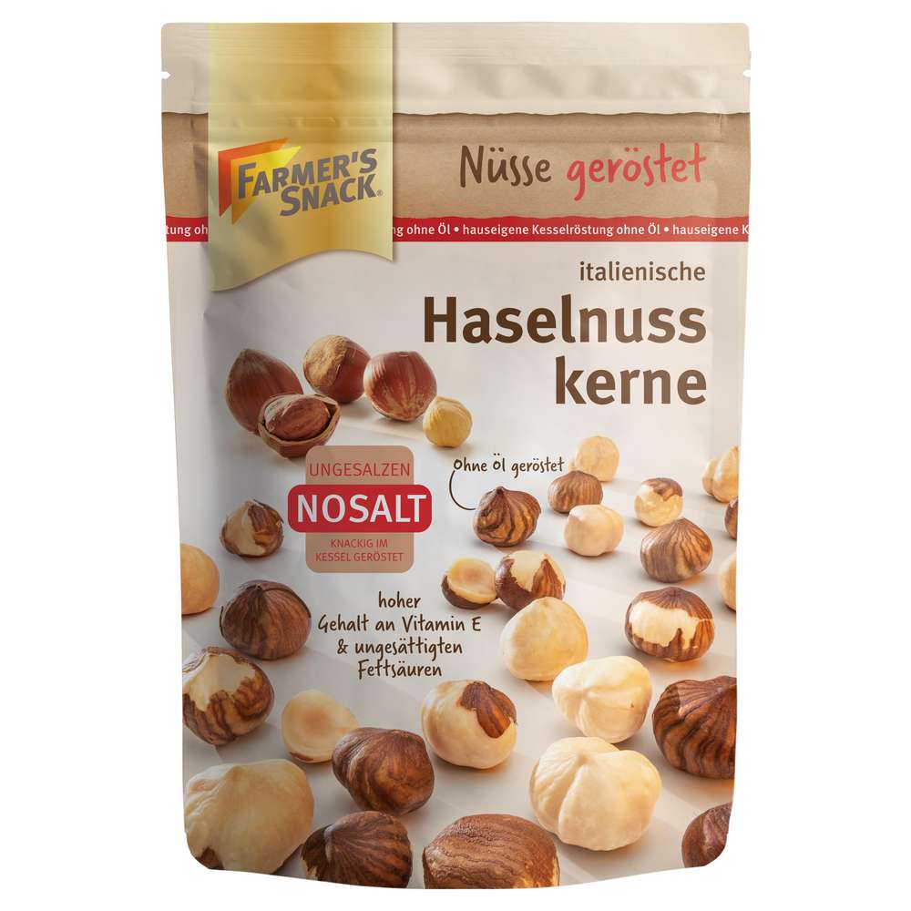 Produktabbildung Farmer's Snack Italienische Haselnuss, geröstet