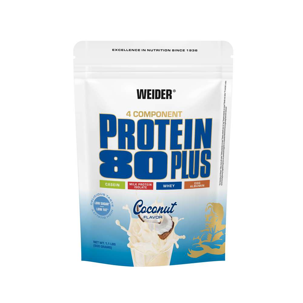 Produktabbildung Weider Protein Pulver 80 Plus, Kokos