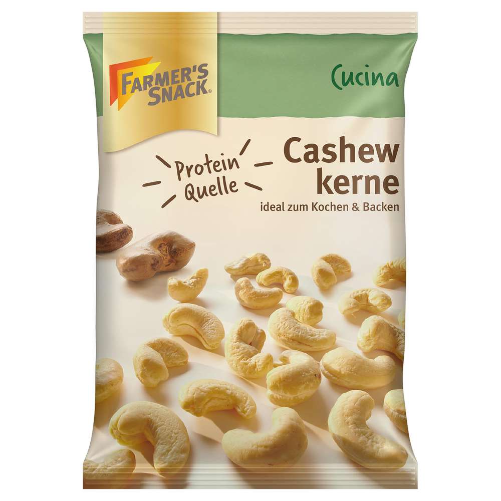 Produktabbildung Farmer's Snack Cashewkerne  zum Kochen und Backen