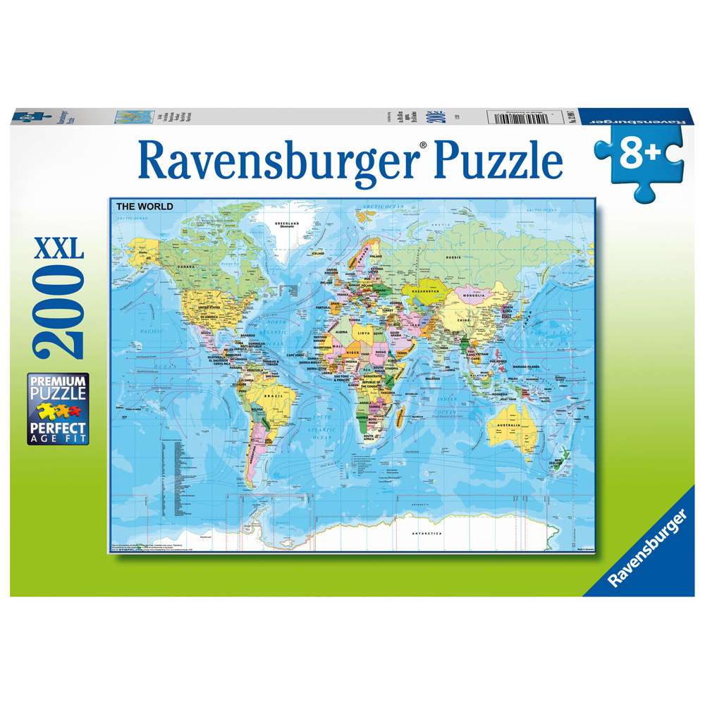 Produktabbildung Ravensburger Puzzle 200 Teile, Die Welt