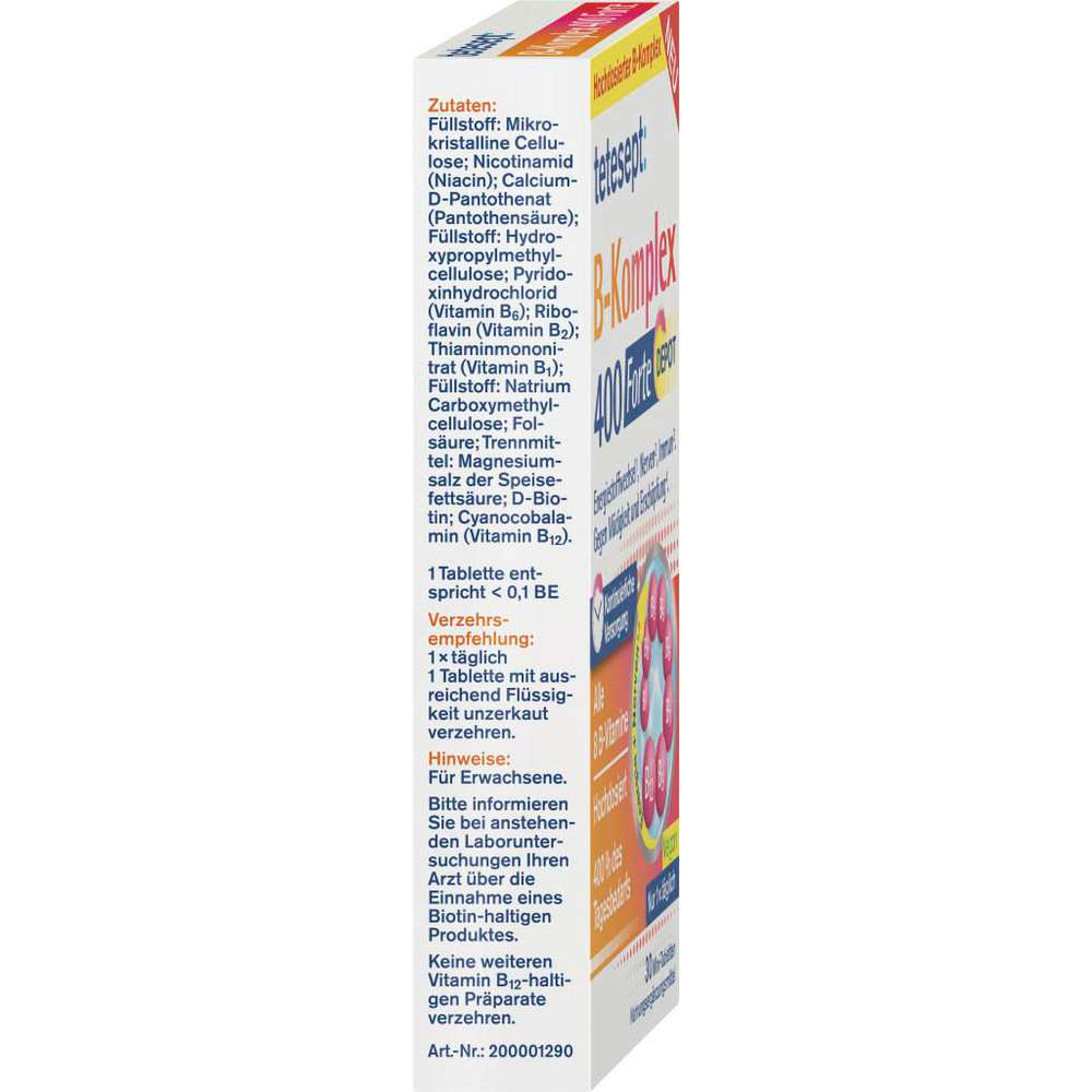 Produktabbildung tetesept B-Komplex 400 Forte