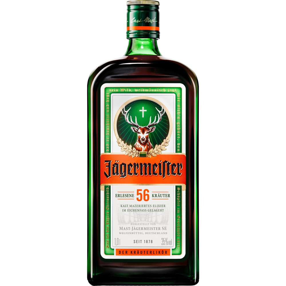 Produktabbildung Jägermeister Kräuterlikör, 35 %