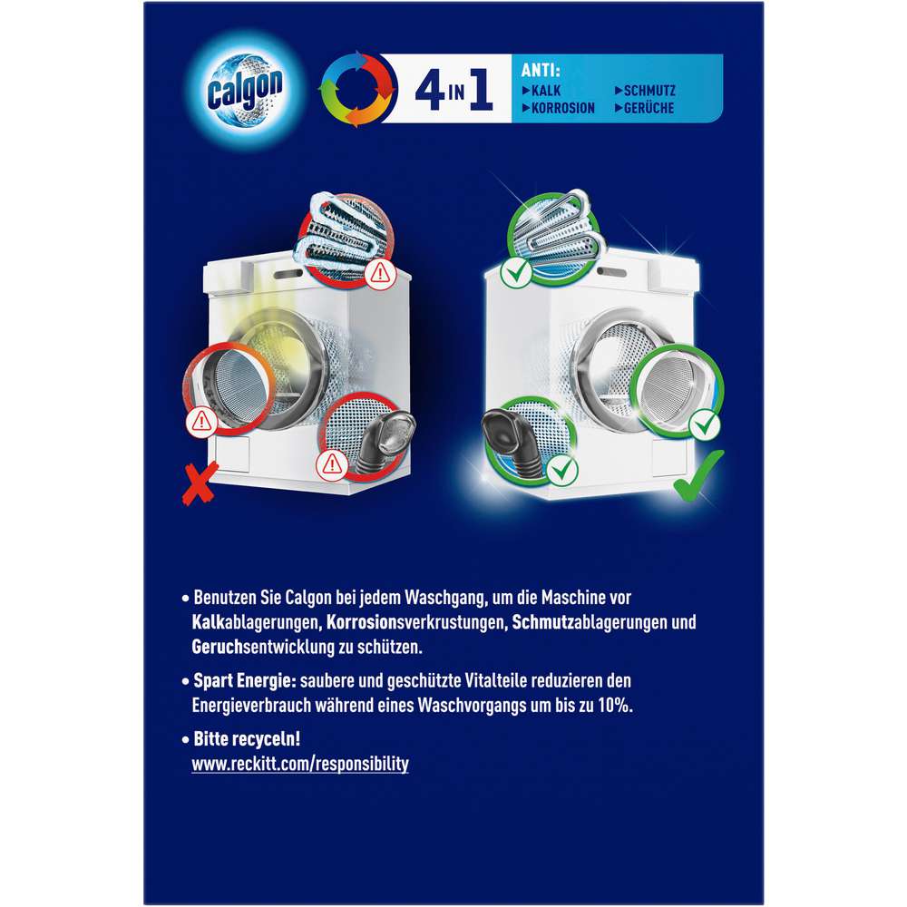 Produktabbildung Calgon Waschmaschinen-Entkalker 4in1 Pulver