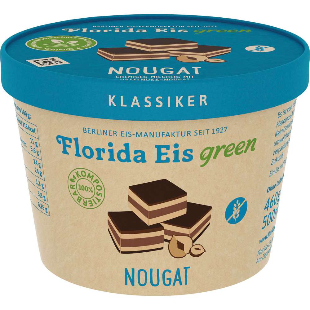 Produktabbildung Florida Eis Haselnussnougat Milcheis