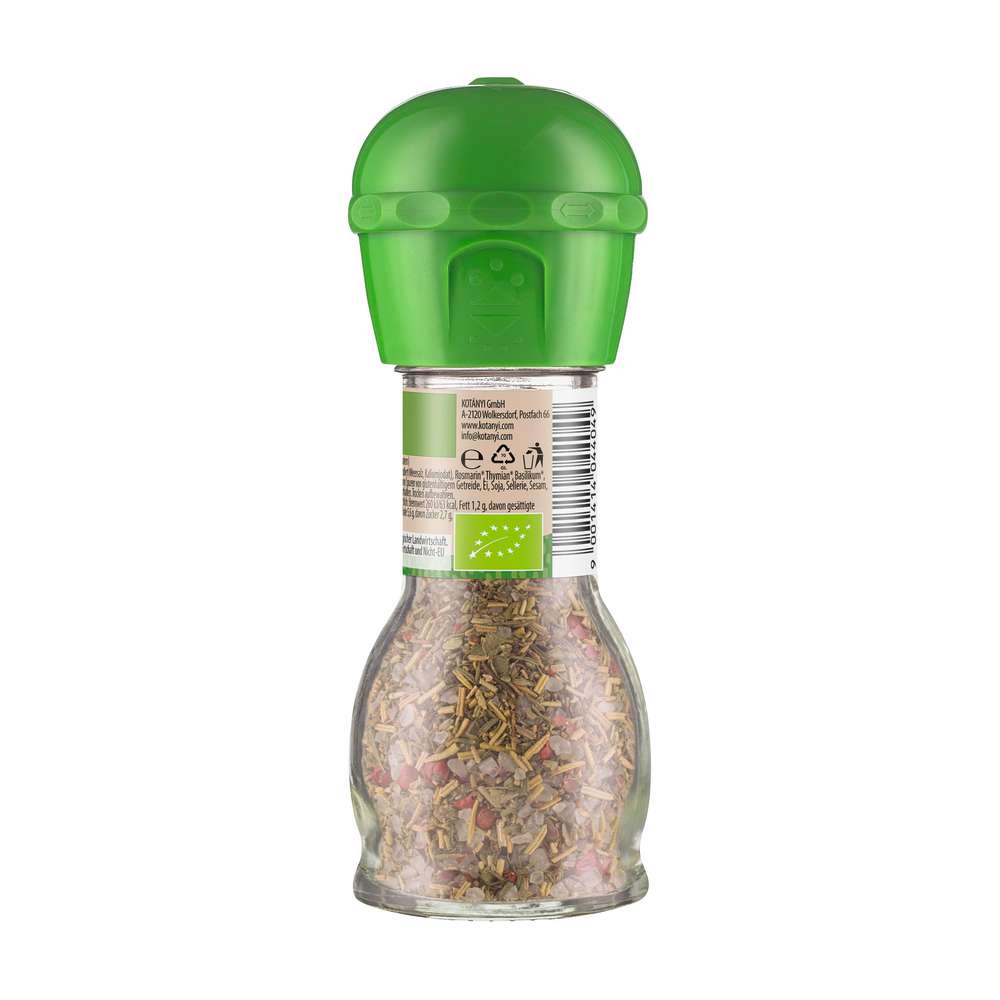 Produktabbildung Kotányi Bio Mediterrane Kräuter mit Meersalz