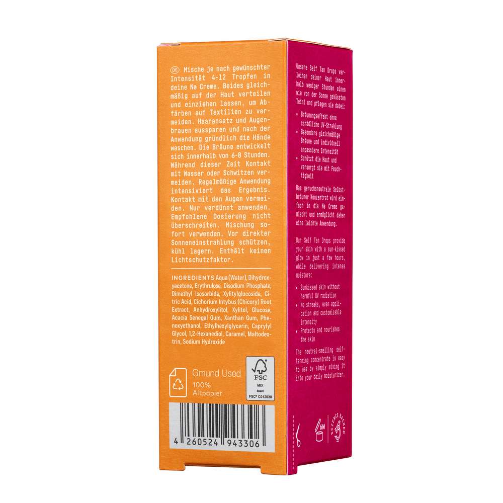 Produktabbildung No Cosmetics Self Tan Drops tan tøday 