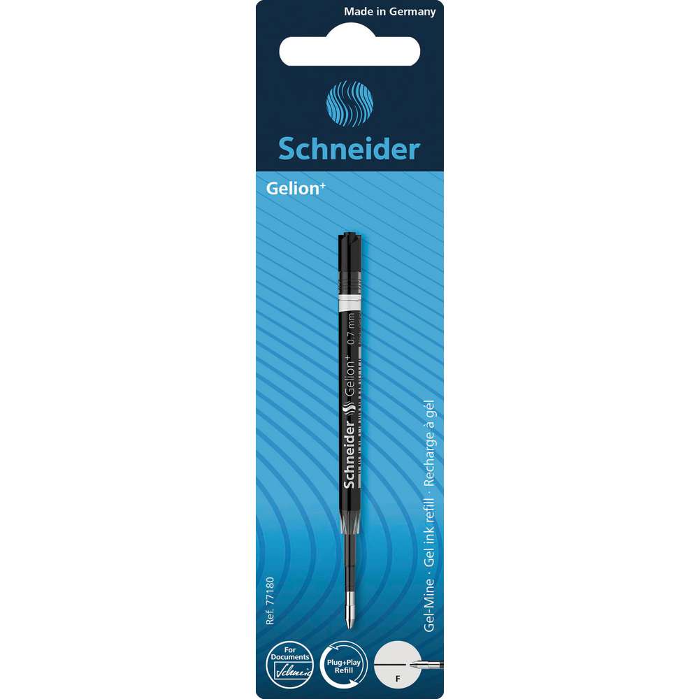 Produktabbildung Schneider Kugelschreiber Ersatzmine Gelion + fein, schwarz