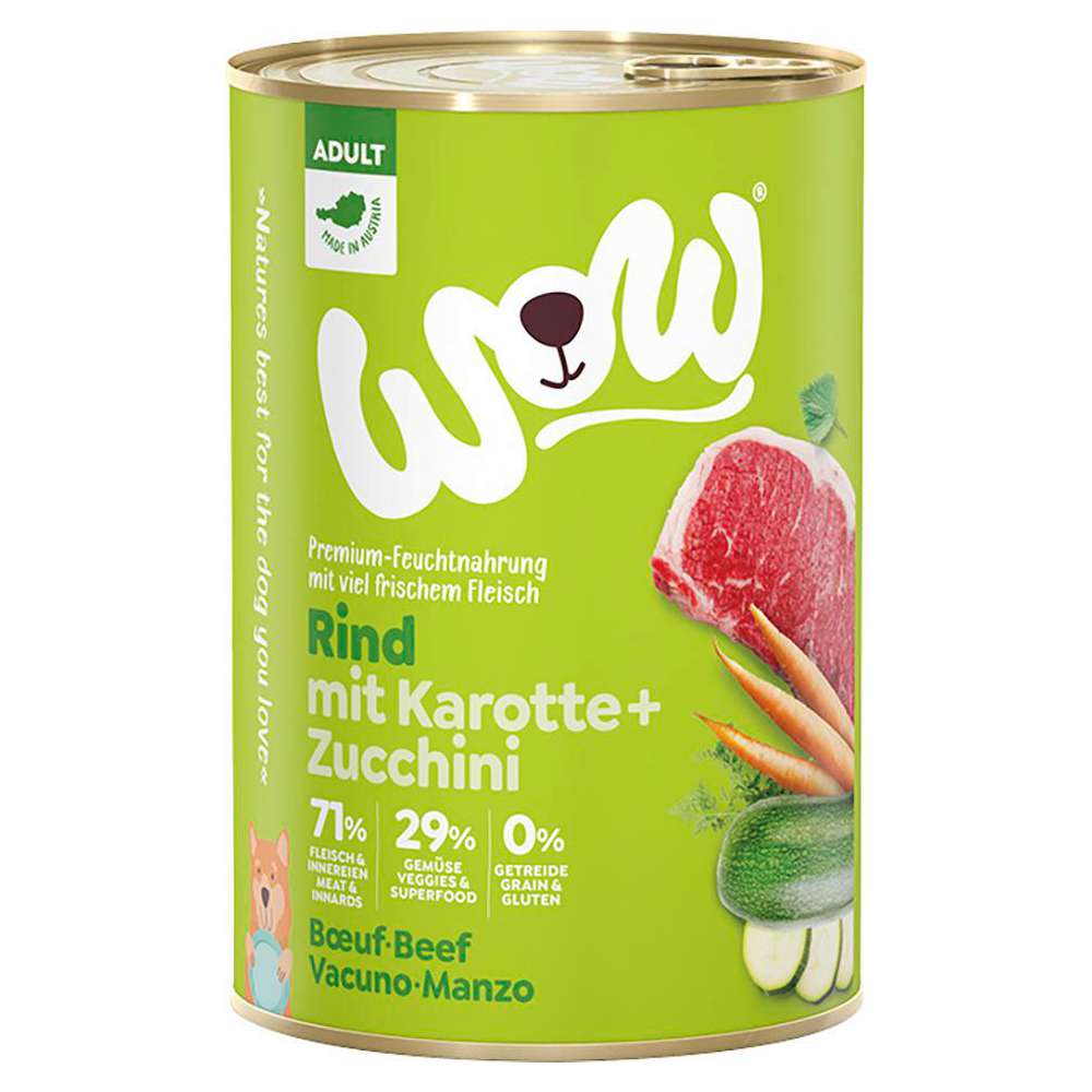 Produktabbildung WoW Hunde-Nassfutter, Rind