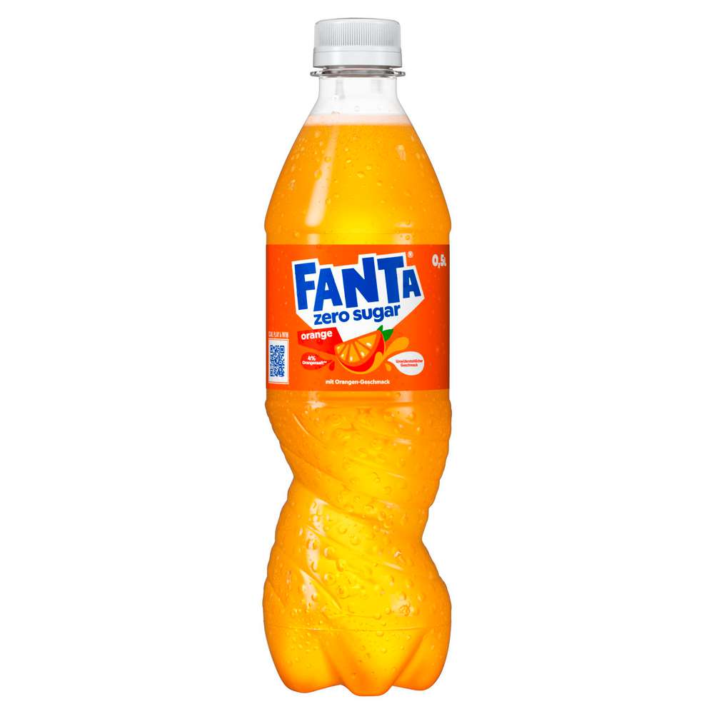 Produktabbildung Fanta Orangen Limonade Zero, zuckerfrei