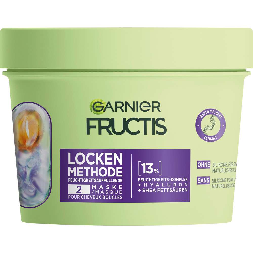 Produktabbildung Garnier Fructis Haarmaske, Locken Methode