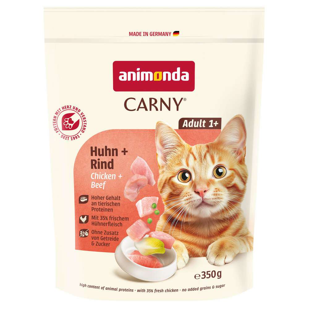 Produktabbildung animonda Katzen-Trockenfutter Carny, Huhn-Rind