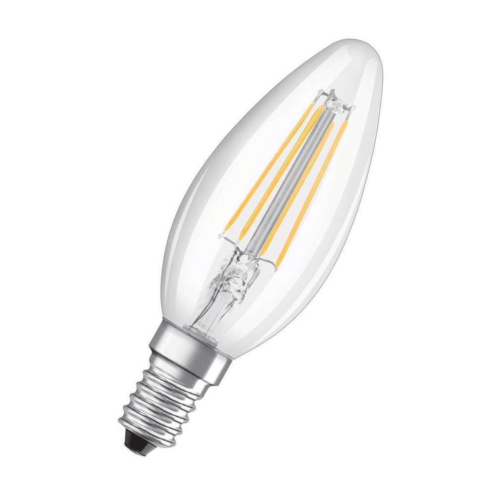 Produktabbildung Osram LED Glühbirnen Kerzenlampen Base Classic B40, E14/4W