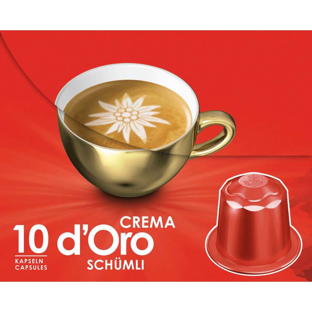 Produktabbildung Dallmayr Kaffee Kapseln Capsa, Crema d'Oro Schümli 