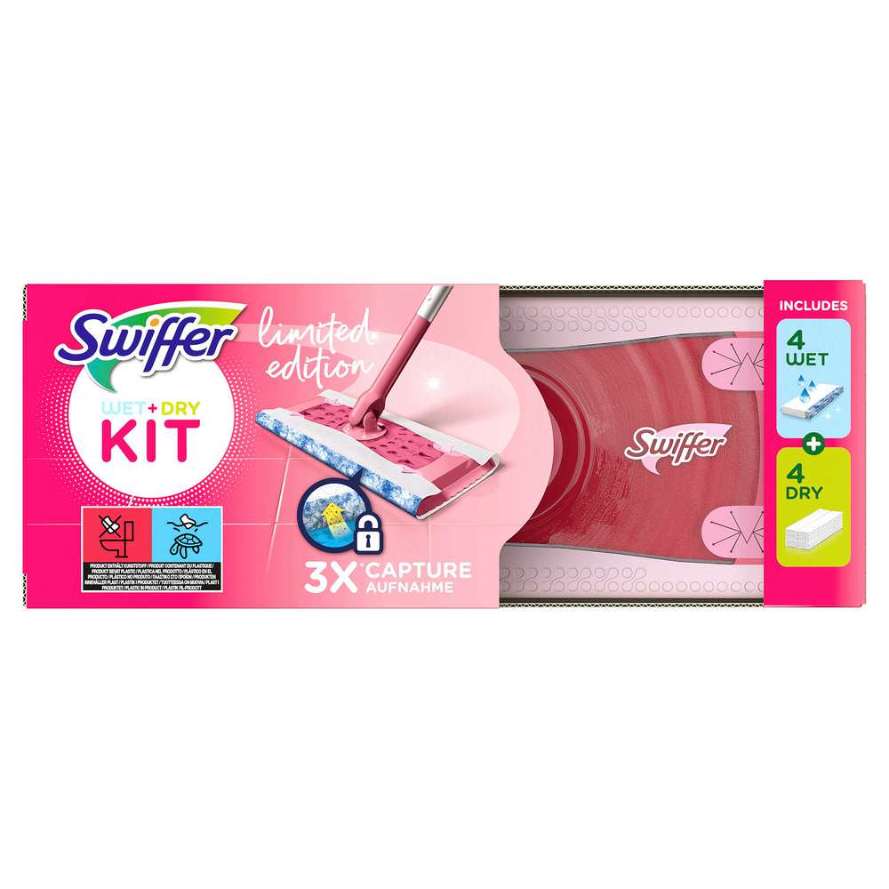 Produktabbildung Swiffer Bodenwischer-Starter-Set, Pink