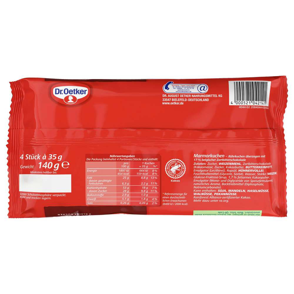 Produktabbildung Dr. Oetker Kleine Marmorkuchen