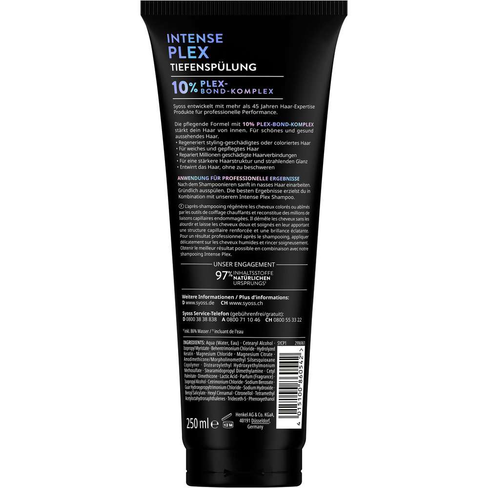 Produktabbildung Syoss Tiefenspülung Intense Plex