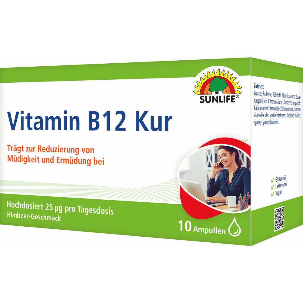 Produktabbildung Sunlife Vitamin B 12 Kur, Ampullen