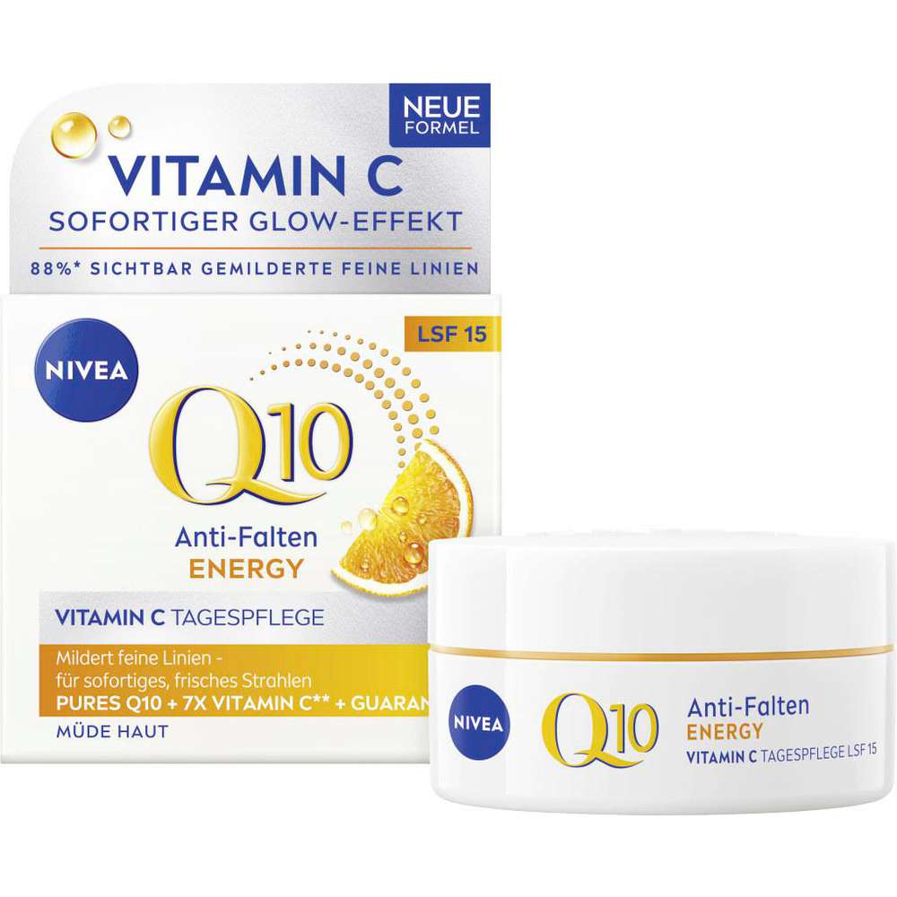 Produktabbildung Nivea Tagespflege Q10 Energy Anti-Falten LSF15