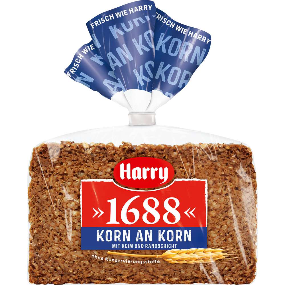 Produktabbildung Harry Roggen-Vollkornbrot Das volle Korn/Korn an Korn