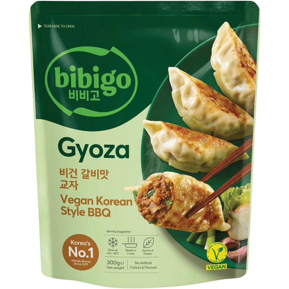 Produktabbildung Bibigo Teigtaschen Gyoza, Korean Style BBQ, vegan
