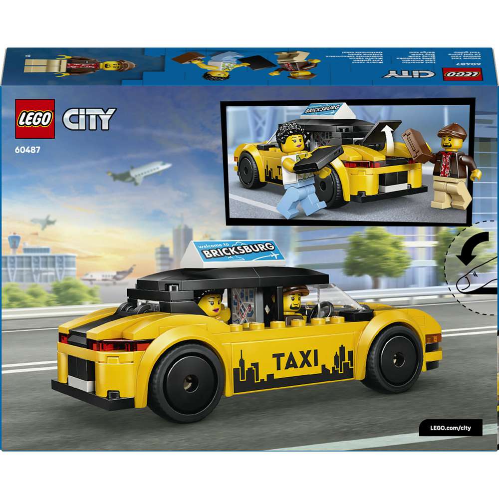 Produktabbildung Lego LEGO City Gelbes Taxi 60487