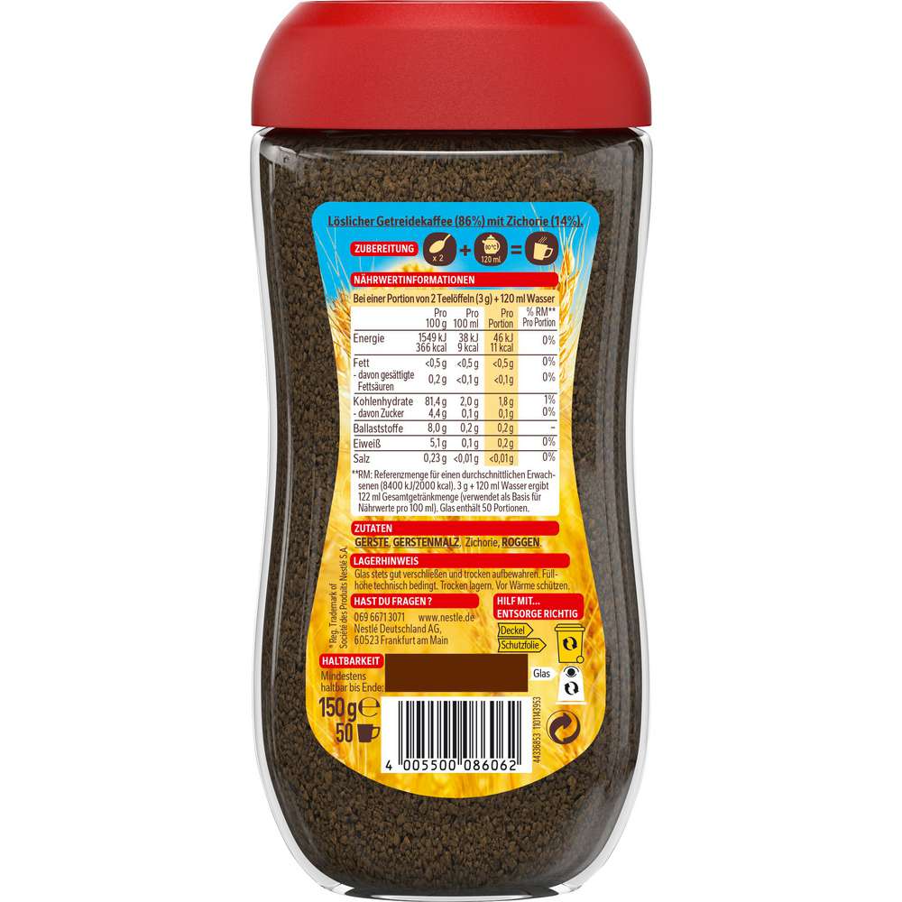 Produktabbildung Nestle Malz-Kaffee Caro extra kräftig, koffeinfrei