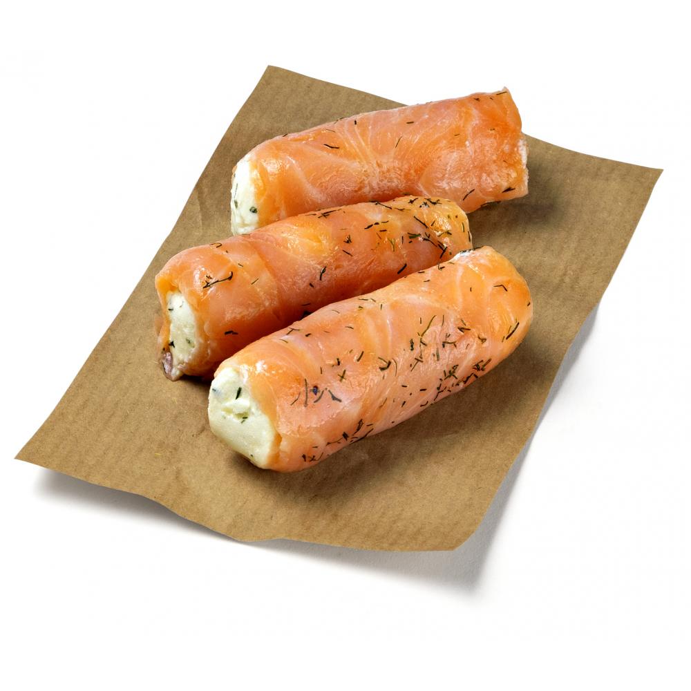 Produktabbildung keine Marke Lachs Röllchen, je 100 g