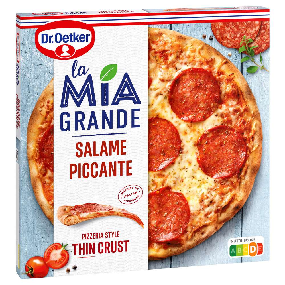 Produktabbildung Dr. Oetker Pizza La Mia Grande Salame Piccante, tiefgekühlt