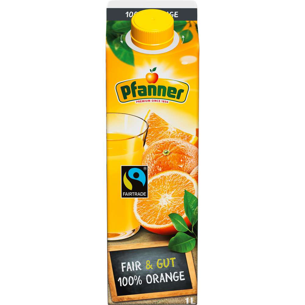 Produktabbildung Pfanner Orangen-Saft, Fairtrade
