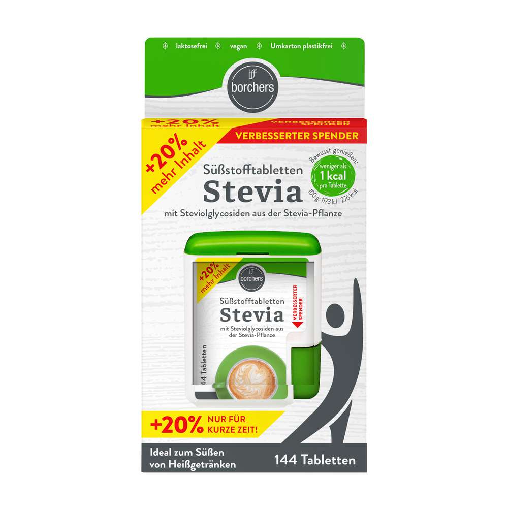 Produktabbildung borchers Stevia Süßungstabletten