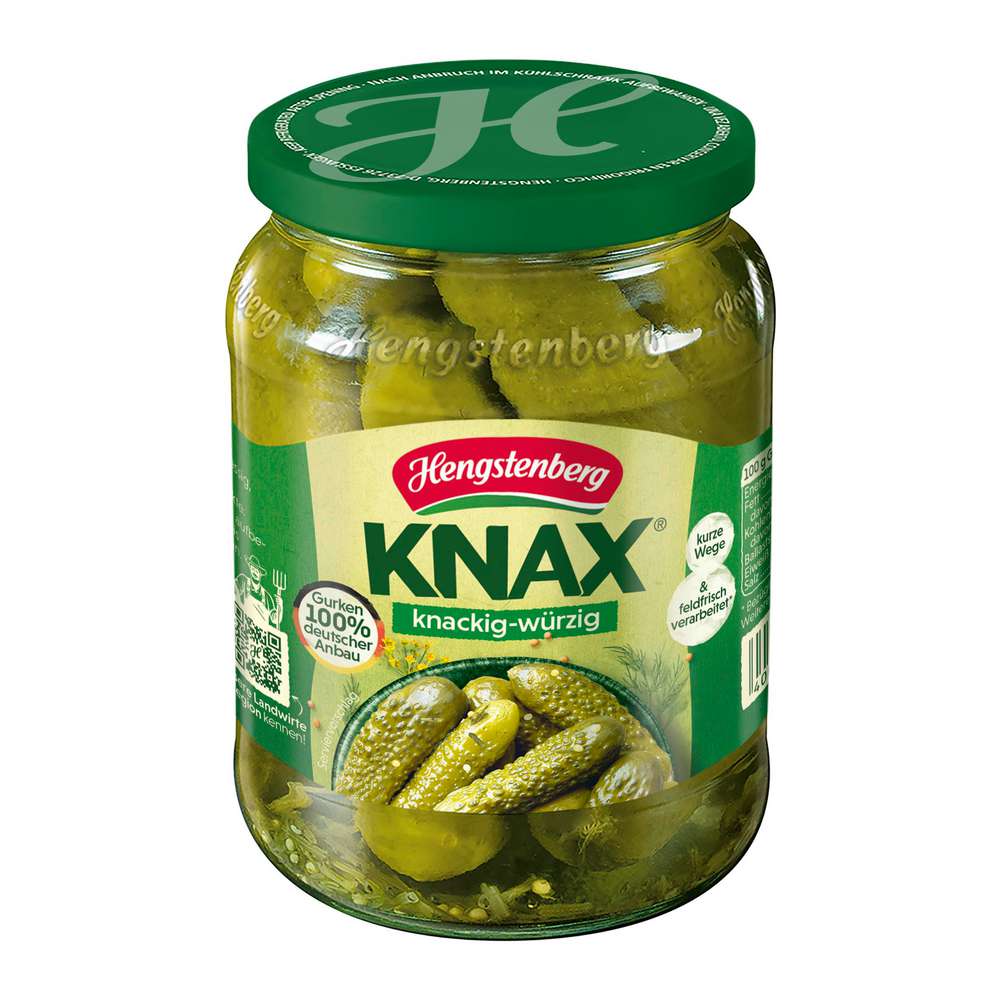 Produktabbildung Hengstenberg Knax Gewürzgurken, Original