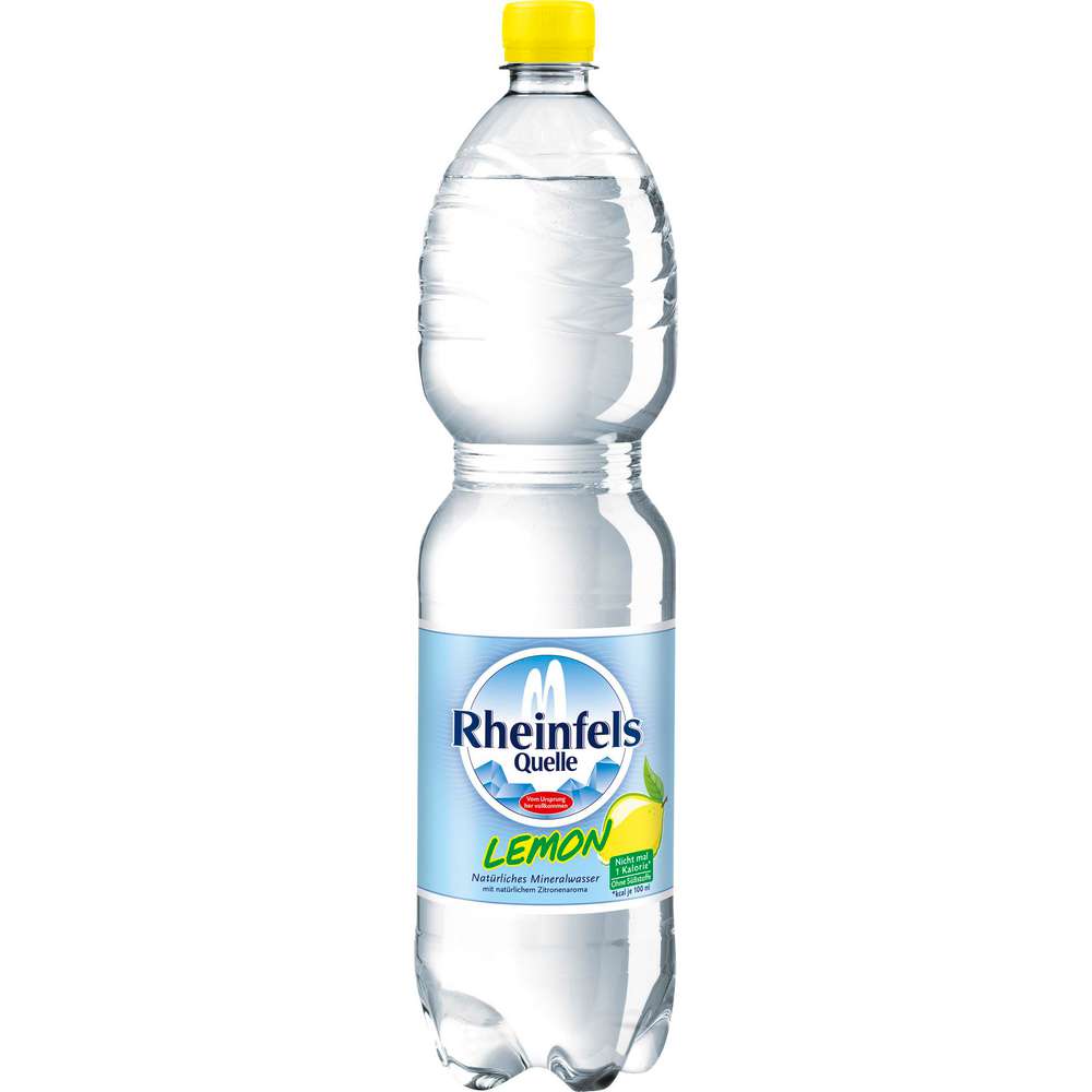 Produktabbildung Rheinfels Quelle Mineralwasser, Lemon, mit Kohlensäure