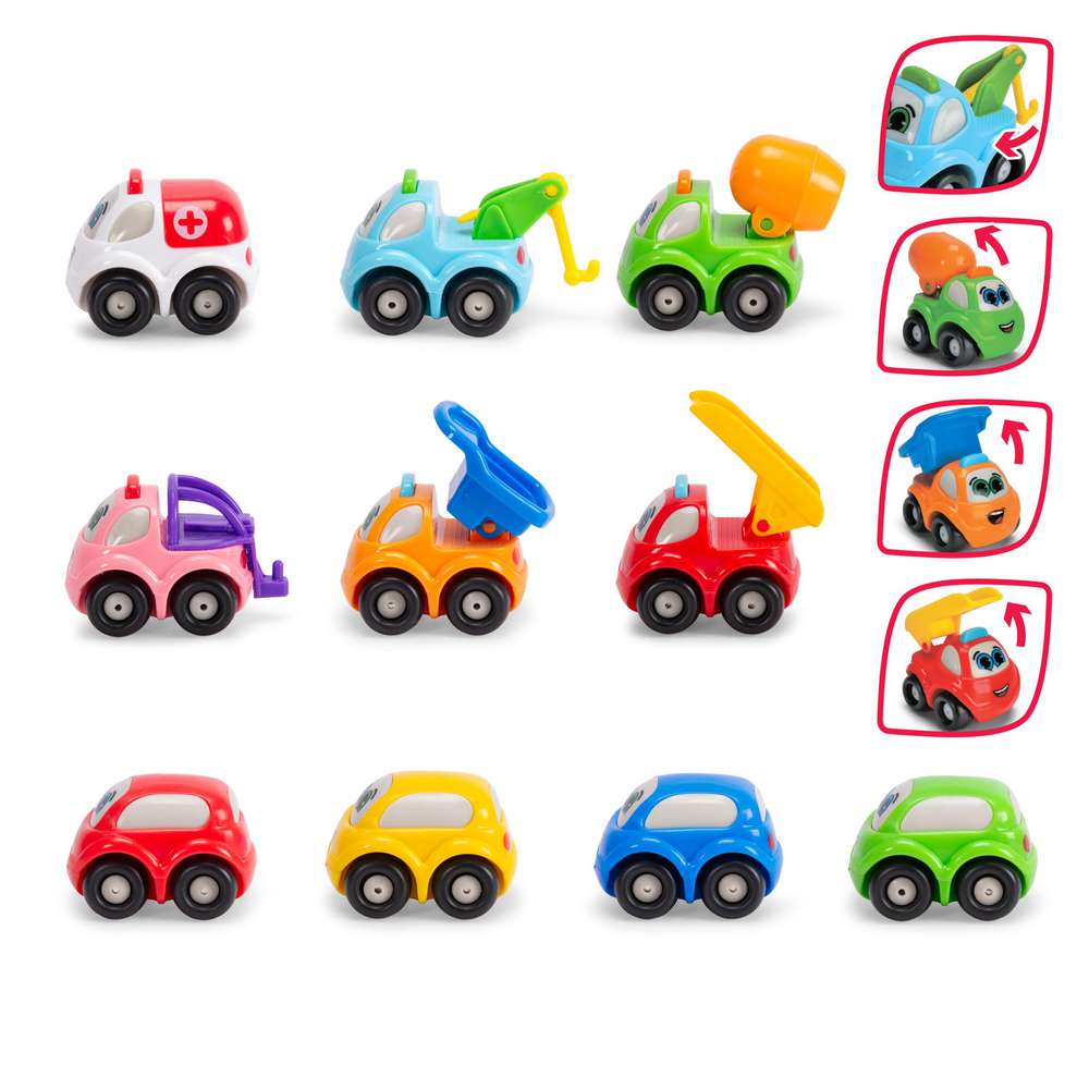 Produktabbildung Dickie Toys ABC City Worker, sortiert, 10 verschiedene Fahrzeuge