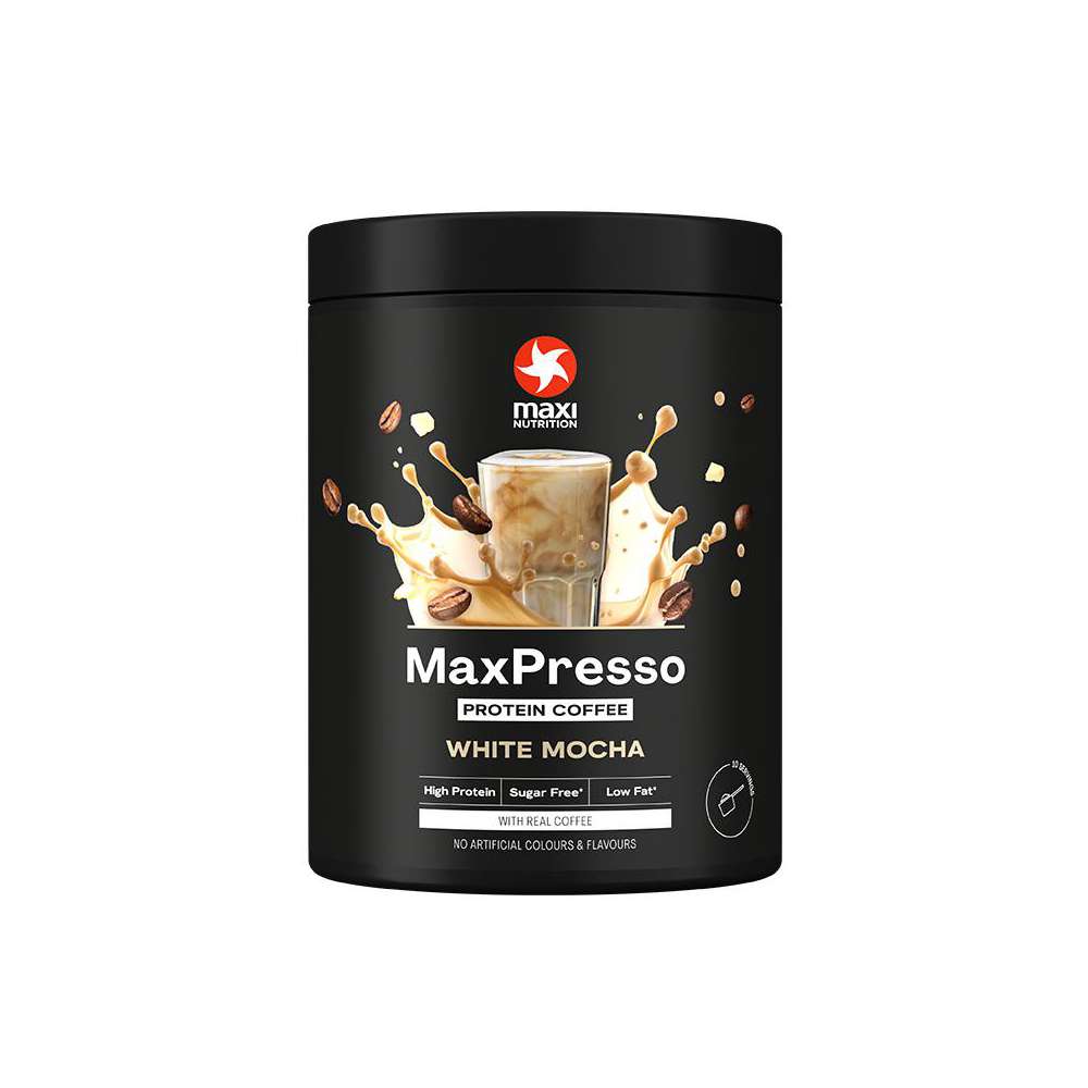 Produktabbildung MaxiNutrition MaxPresso Protein Coffee, White Mocha