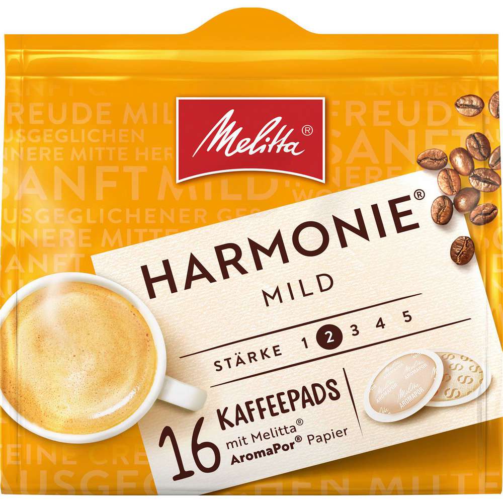 Produktabbildung Melitta Kaffeepads Harmonie, mild