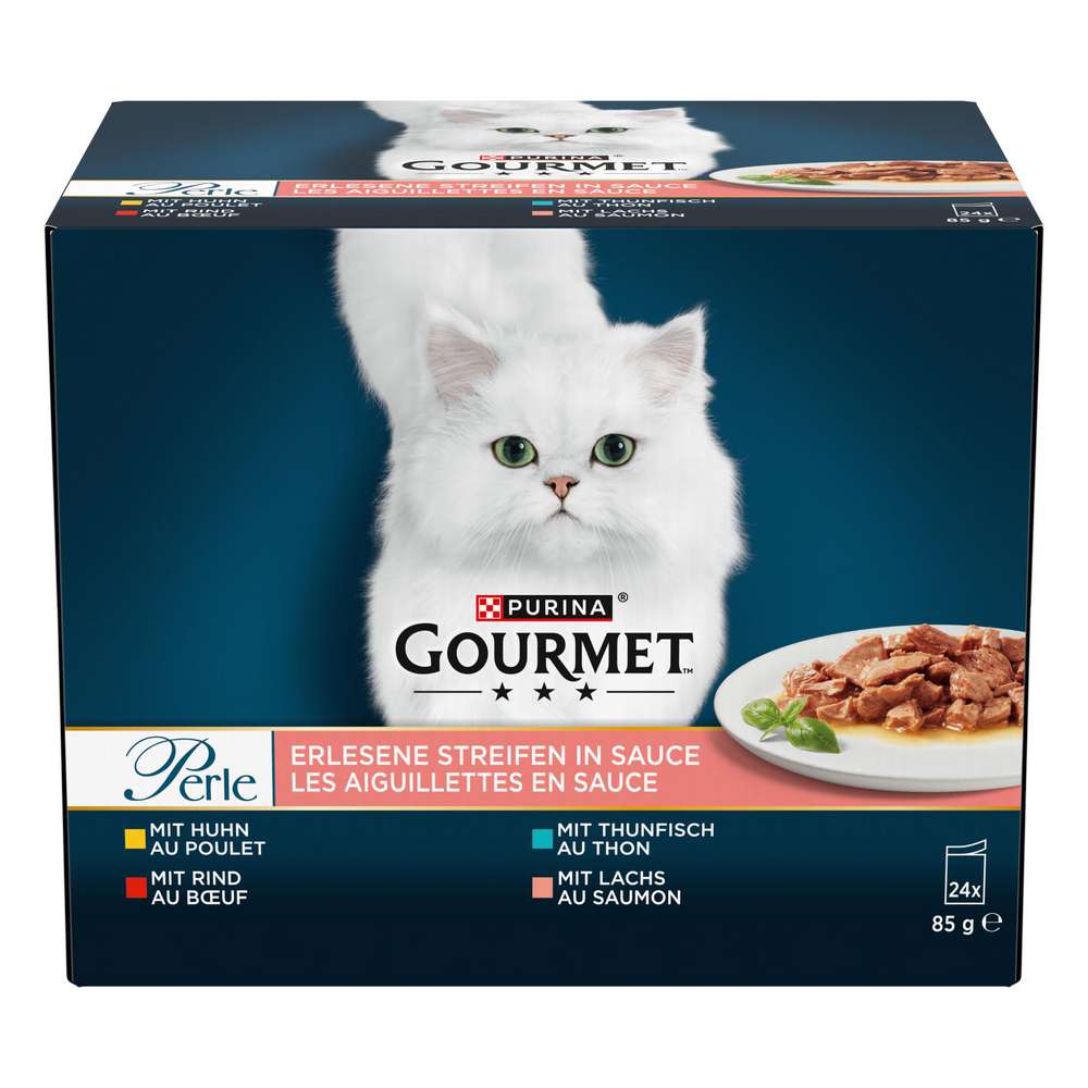 Produktabbildung Purina Katzen-Nassfutter Gourmet Perle, Land-Meermix