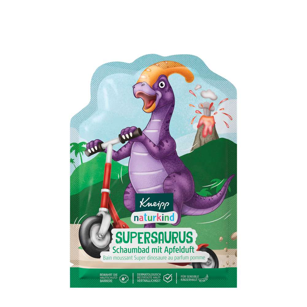 Produktabbildung Kneipp Naturkind Schaumbad, Supersaurus Apfel