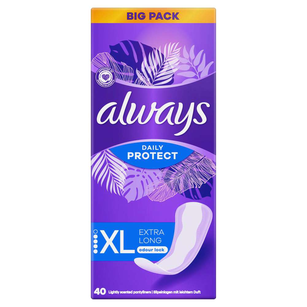 Produktabbildung Always Daily Protect Slipeinlagen Extra Long