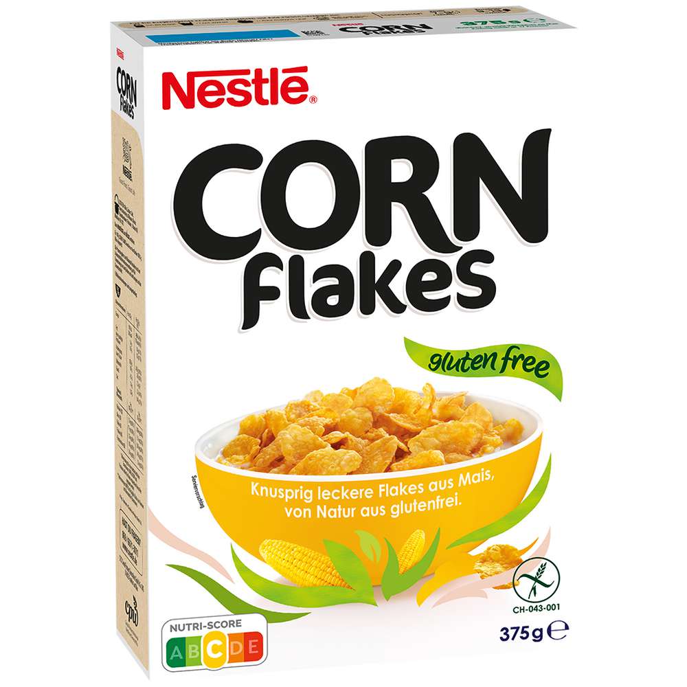 Produktabbildung Nestle Corn Flakes Go free, glutenfrei