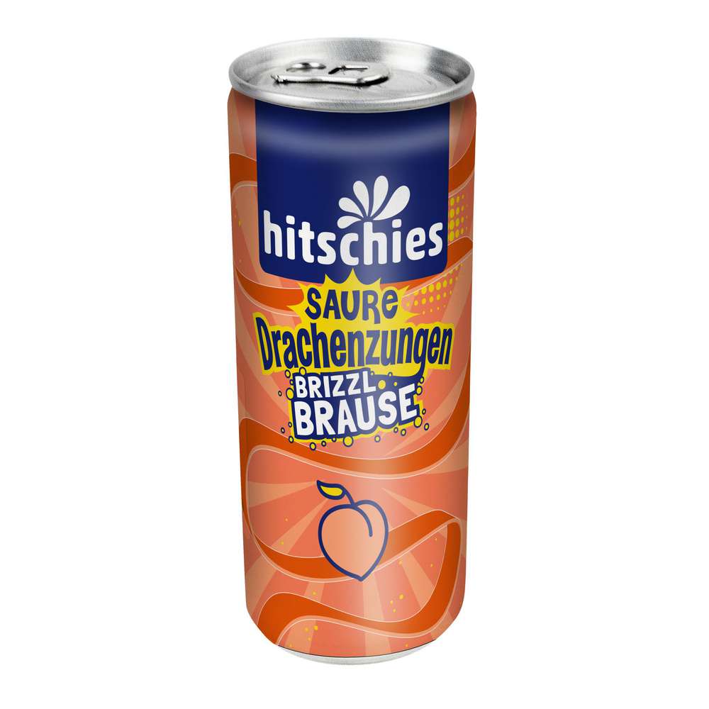 Produktabbildung hitschies Saure Drachenzungen Brizzl Brause Pfirsich