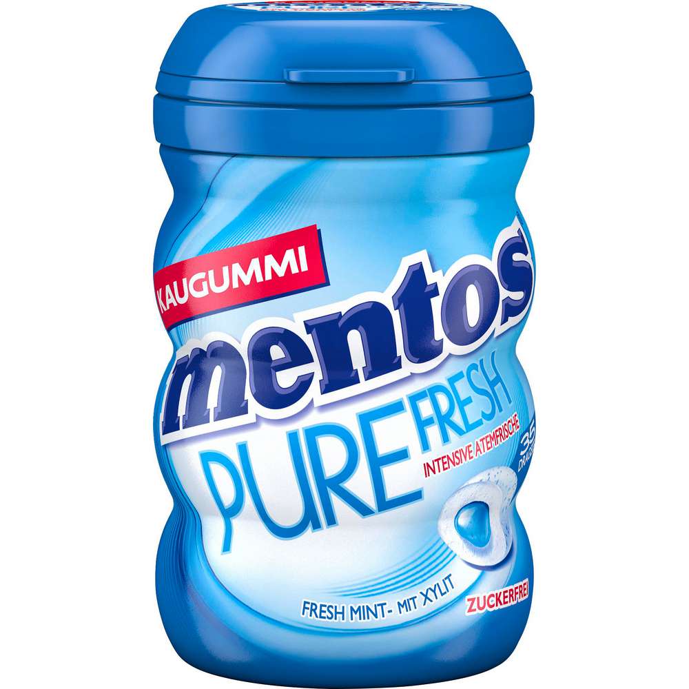 Produktabbildung Mentos Kaugummidragees Pure Fresh Mint, zuckerfrei