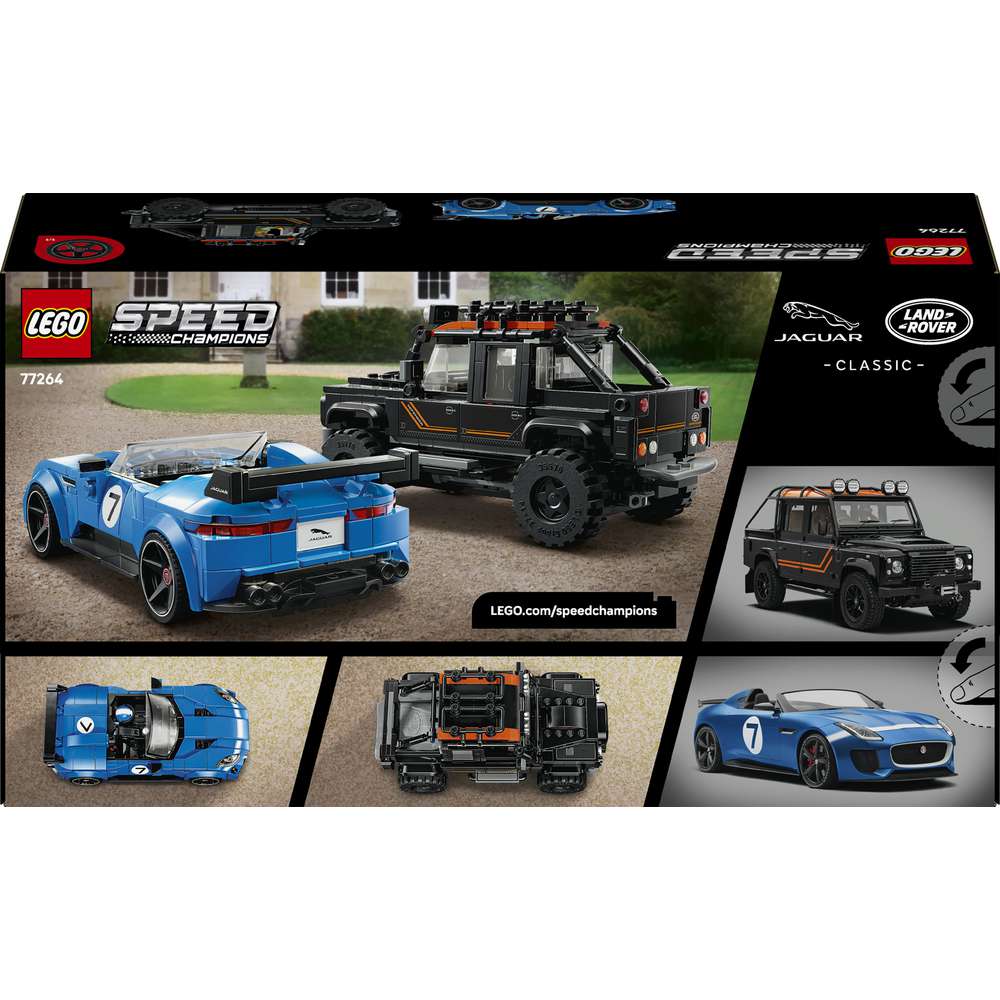 Produktabbildung Lego LEGO Speed Champions Jaguar Project 7 & Land Rover Defender 77264