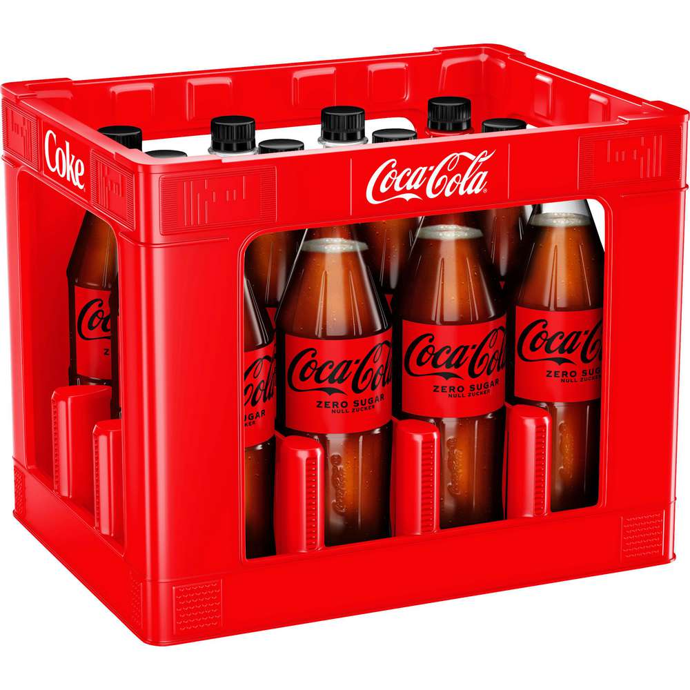 Produktabbildung Coca Cola Cola Zero, zuckerfrei (12x 1,000 Liter)