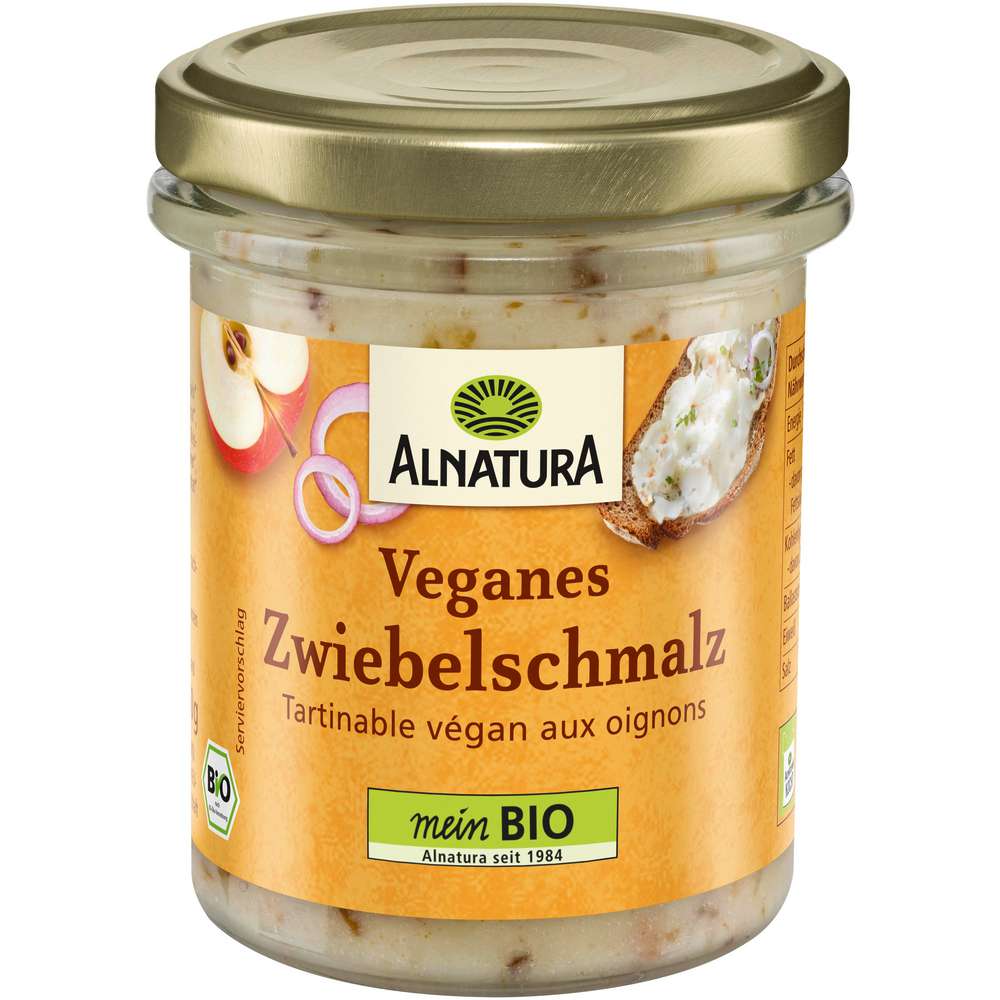Produktabbildung Alnatura Zwiebelschmalz, vegan