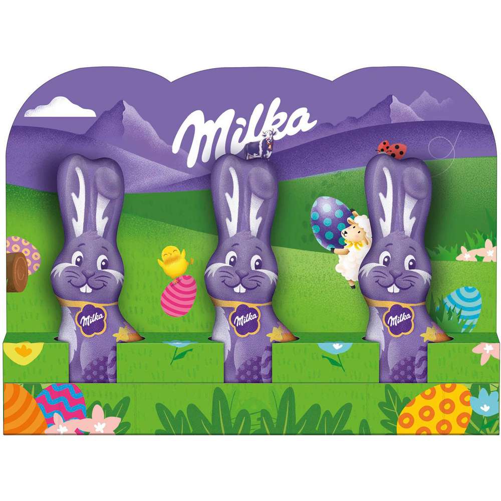 Produktabbildung Milka Schoko-Hasen, Mini Alpenmilch