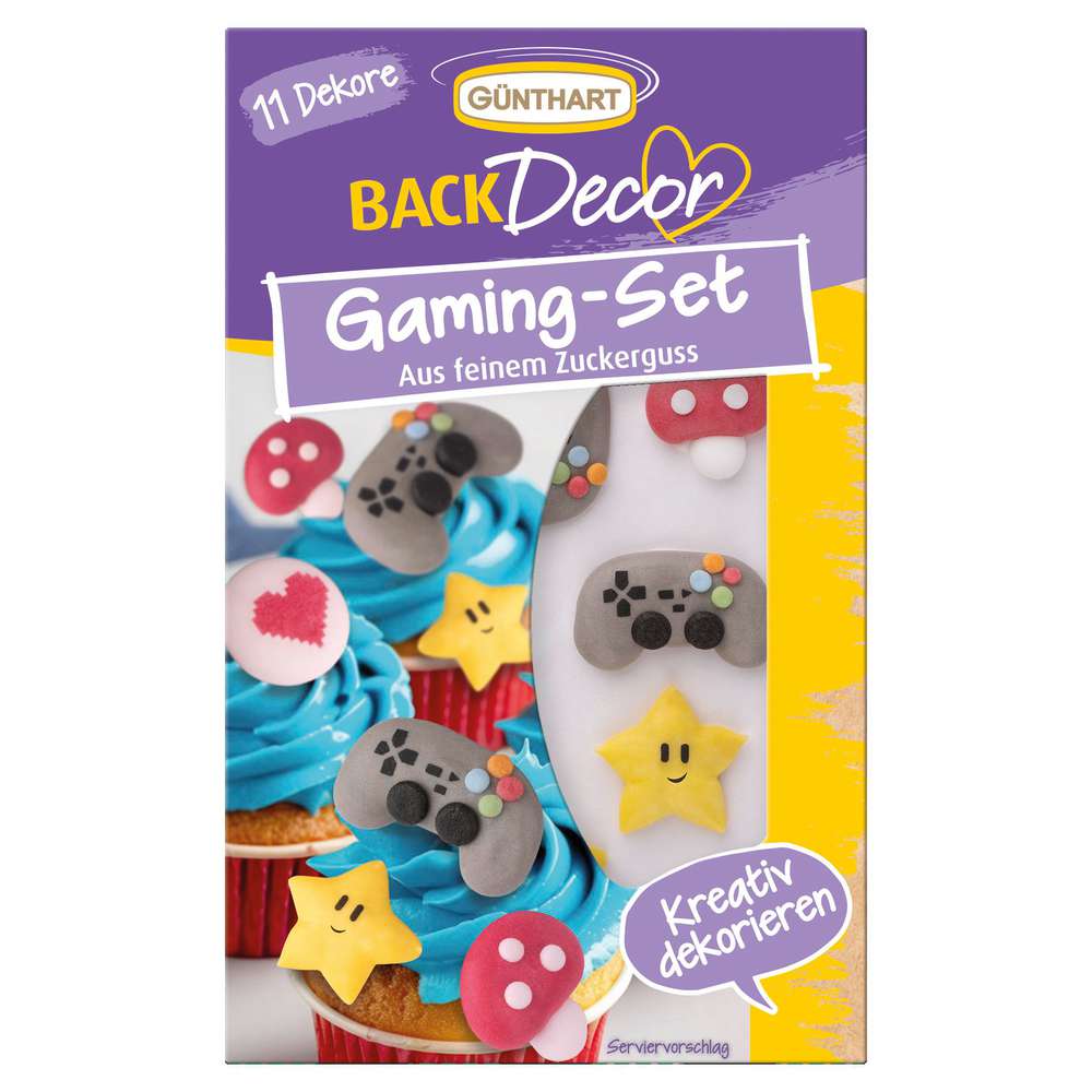 Produktabbildung Günthart Kuchen Deko Zucker Gaming-Set